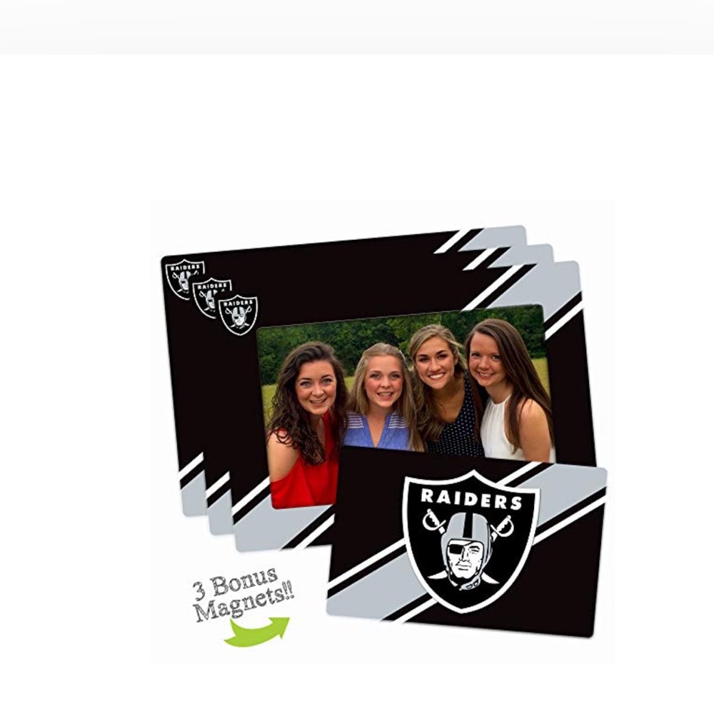Las Vegas Raiders Photo Frame Magnets